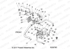ENGINE | ENGINE, COOLING SYSTEM, BOTTLE/HOSES - S22FJE8PS/PE/FJP8PS/PE ALL OPTIONS (600679C)
