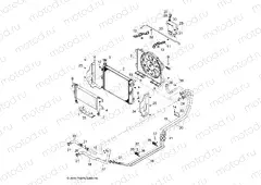 ENGINE | ENGINE, COOLING SYSTEM - D151DPD1AJ/2D/1L/1M/2M (49BRUTUSCOOL15)