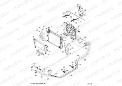 ENGINE | ENGINE, COOLING SYSTEM - D16B3PD1AF/B4 (700716)