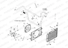 ENGINE | ENGINE, COOLING SYSTEM - R10TH76/TY76 ALL OPTIONS (49RGRCOOL108004X4)