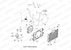 ENGINE | ENGINE, COOLING SYSTEM - R13RH45AG (49RGRCOOL12400)