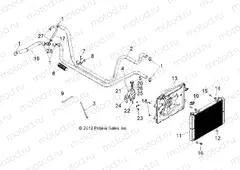 ENGINE | ENGINE, COOLING SYSTEM - R13RH76AG/AH/AN (49RGRCOOL13800MID)