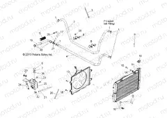 ENGINE | ENGINE, COOLING SYSTEM - R13TH76/7E ALL OPTIONS (49RGRCOOL118004X4)