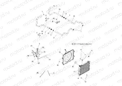 ENGINE | ENGINE, COOLING SYSTEM - R13TH90DG (49RGRCOOL12900D)