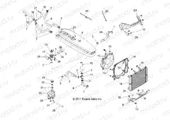 ENGINE | ENGINE, COOLING SYSTEM - R13VH76AC/AD/AN/AS/EAI (49RGRCOOL12RZR)