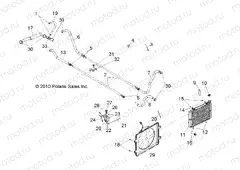 ENGINE | ENGINE, COOLING SYSTEM - R13WH76AG/AR/EAH/EAI (49RGRCOOL11800CREW)