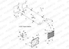 ENGINE | ENGINE, COOLING SYSTEM - R13WH90DG (49RGRCOOL12DCREW)