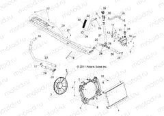 ENGINE | ENGINE, COOLING SYSTEM - R13XT87AA/9EAK (49RGRCOOL12RZRXP4)