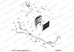 ENGINE | ENGINE, COOLING SYSTEM - R20RRED4J1 (C700409)