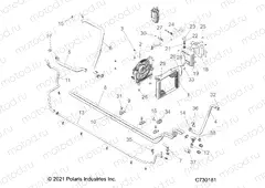 ENGINE | ENGINE, COOLING SYSTEM - R22M4U57B5 (C730181)