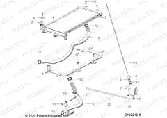 ENGINE | ENGINE, COOLING SYSTEM, RADIATOR - A20SXN85A8/CA8 (C102212-8)