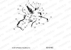 ENGINE | ENGINE, COOLING SYSTEM - S20EFS8R/8RE ALL OPTIONS (601016C)