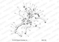 ENGINE | ENGINE, COOLING SYSTEM - S21EDP8RS ALL OPTIONS (C601720)