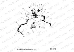ENGINE | ENGINE, COOLING SYSTEM - S21EGT8R ALL OPTIONS (601003C)
