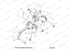 ENGINE | ENGINE, COOLING SYSTEM - S21TKV6RS/6RE ALL OPTIONS (C601565)