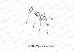 ENGINE | ENGINE, COOLING SYSTEM THERMOSTAT - A13MH76FF (49ATVMANIFOLD09SPX28800)