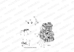 ENGINE | ENGINE, COOLING, THERMOSTAT and BYPASS - A18DCE87BB (100676)