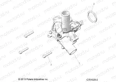ENGINE | ENGINE, COOLING, WATERPUMP - Z22A5K87A4/A5V87A4 (C701025-2)