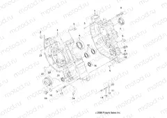 ENGINE | ENGINE, CRANKCASE - A09BA50FA (49ATVCRANKCASE09SP500)