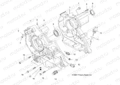 ENGINE | ENGINE, CRANKCASE - A13EA32FA (49ATVCRANKCASE08TB)