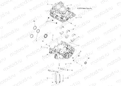 ENGINE | ENGINE, CRANKCASE - A13GH85AJ/EAK (49ATVCRANKCASE09SPXP850)