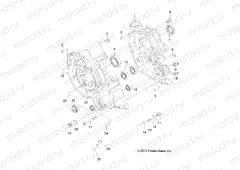 ENGINE | ENGINE, CRANKCASE - A13MH50FF/FJ/FU (49ATVCRANKCASE12SP500)