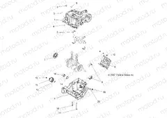ENGINE | ENGINE, CRANKCASE - A15S6A76FA (49ATVCRANKCASE08SP800EFI)