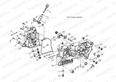 ENGINE | ENGINE, CRANKCASE - A15YAK05AD/AF (49ATVCRANKCASE13OUT50)