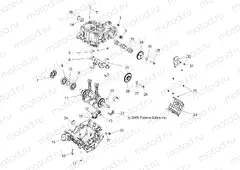 ENGINE | ENGINE, CRANKCASE and CRANKSHAFT - R11VH76/VY76 ALL OPTIONS (49RGRCRANKCASE10RZRS)