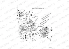 ENGINE | ENGINE, CRANKCASE COMP LEFT/RIGHT - A23HZB15A1/A4/B1/B4 (101151)