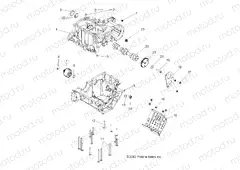 ENGINE | ENGINE, CRANKCASE - R15RAA76AA/AJ (49RGRCRANKCASE086X6)