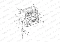 ENGINE | ENGINE, CRANKCASE - R16RVAD1A1 (49RGRCRANKCASE15DSL)
