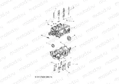 ENGINE | ENGINE, CRANKCASE - S20EFK6PS/6PEB (49SNOWCRANKCASE136LE)