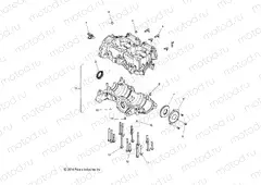 ENGINE | ENGINE, CRANKCASE - S20EFK8PS/EFM8PS ALL OPTIONS (49SNOWCRANKCASE158CH)