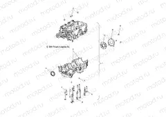 ENGINE | ENGINE, CRANKCASE - S20MDX6JSA/6JEA (49SNOWCRANKCASE15600R)