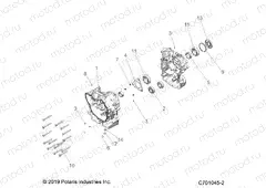 ENGINE | ENGINE, CRANKCASE - Z20CHA57A2/E57AM (C701045-2)