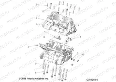 ENGINE | ENGINE, CRANKCASE - Z20PAE92AC/BC/F92AC/LC (C701058-6)