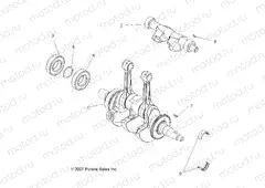 ENGINE | ENGINE, CRANKSHAFT and BALANCE SHAFT - A13MH76FF (49ATVCRANKSHAFT08SP800EFI)