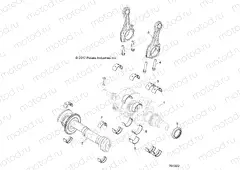 ENGINE | ENGINE, CRANKSHAFT AND BEARINGS - Z19VDE92AC/BC/AD/BD/AM/BM/LM/LAG/BG (701922)