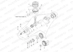 ENGINE | ENGINE, CRANKSHAFT and PISTON - A09BA50FA (49ATVCRANKSHAFT08SCRAM)