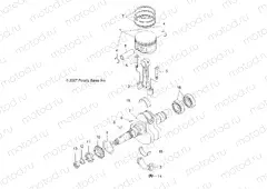 ENGINE | ENGINE, CRANKSHAFT and PISTON - A13EA32FA (49ATVCRANKSHAFT08TB)
