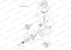 ENGINE | ENGINE, CRANKSHAFT and PISTON - A13ZN5EAD/K/L/T (49ATVCRANKSHAFT09SPXP550)
