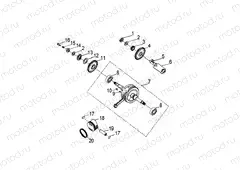 ENGINE | ENGINE, CRANKSHAFT and PISTON - A18YAP20A8/N8 (A00035)
