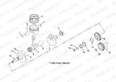 ENGINE | ENGINE, CRANKSHAFT and PISTON - R08RB50AA (4999202119920211D12)