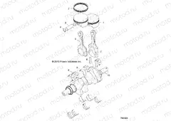 ENGINE | ENGINE, CRANKSHAFT and PISTON - R17RT_87 ALL OPTIONS (700924)