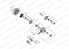 ENGINE | ENGINE, CRANKSHAFT and PISTON - Z21YAV17B2/B4/N2/N4 (A00036)