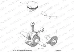 ENGINE | ENGINE, CRANKSHAFT, PISTON and BALANCE SHAFT - R20MAE57D7 (C700901)