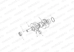 ENGINE | ENGINE, CRANKSHAFT - R16RVAD1A1 (49RGRCRANKSHAFT15DSL)