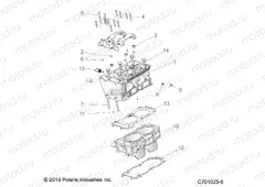 ENGINE | ENGINE, CYLINDER and HEAD - Z20A5K87BG (C701025-6)