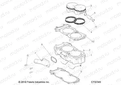 ENGINE | ENGINE, CYLINDER AND PISTON - D21BEP99A4/B4/GP99A4 (C700349)